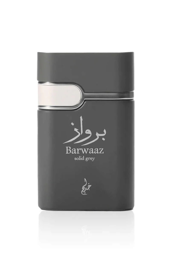 BARWAAZ SOLID GRAY EAU DE PERFUME BY KHADLAJ PERFUMES 100 ml