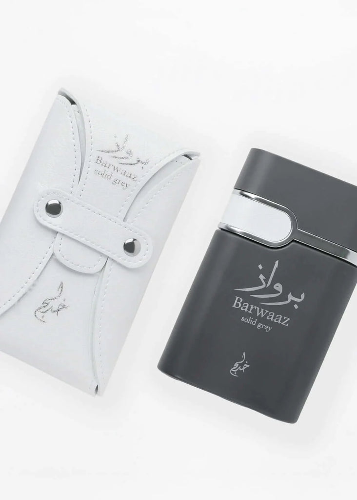 BARWAAZ SOLID GRAY EAU DE PERFUME BY KHADLAJ PERFUMES 100 ml