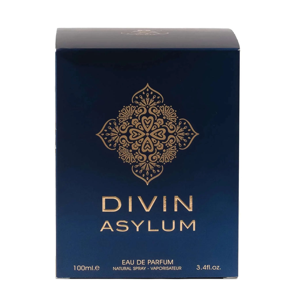DIVIN ASYLUM EDP PERFUME by FRAGRANCE WORLD 100ml (3.4oz) FA PARIS