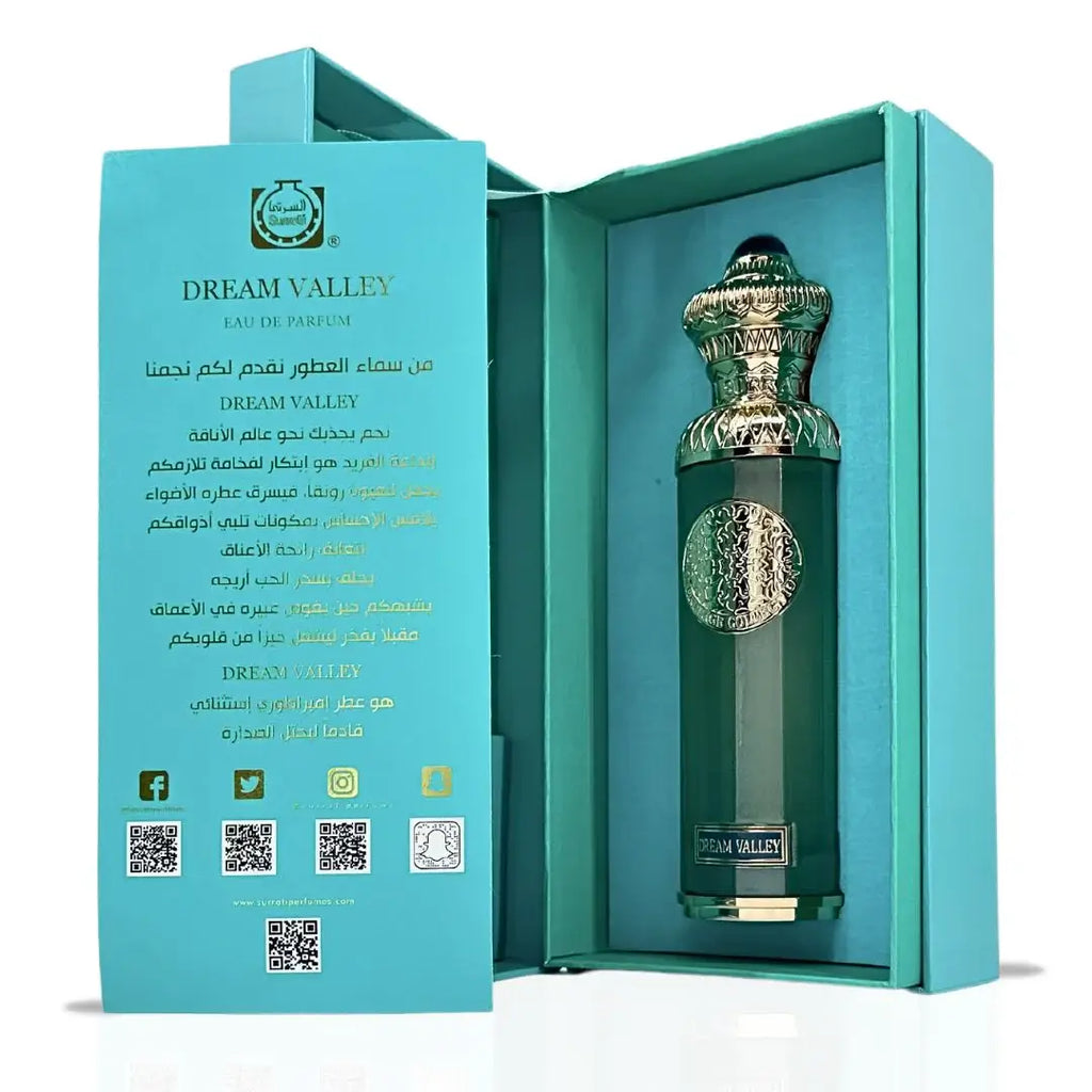 Dream Valley by Surrati Heritage Collection EDP 140ml in elegant packaging with detailed description.