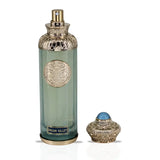 DREAM VALLEY BY SURRATI HERITAGE COLLECTION EDP 140ml perfume bottle with ornate design and cap.