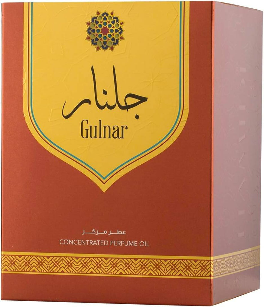 Gulnar Concentrated Perfume Oil 22ml box packaging showcasing elegant design and branding.