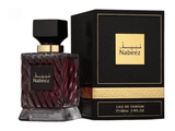 Nabeez EDP by Fragrance World 100ml bottle and packaging, showcasing a luxurious fragrance design.