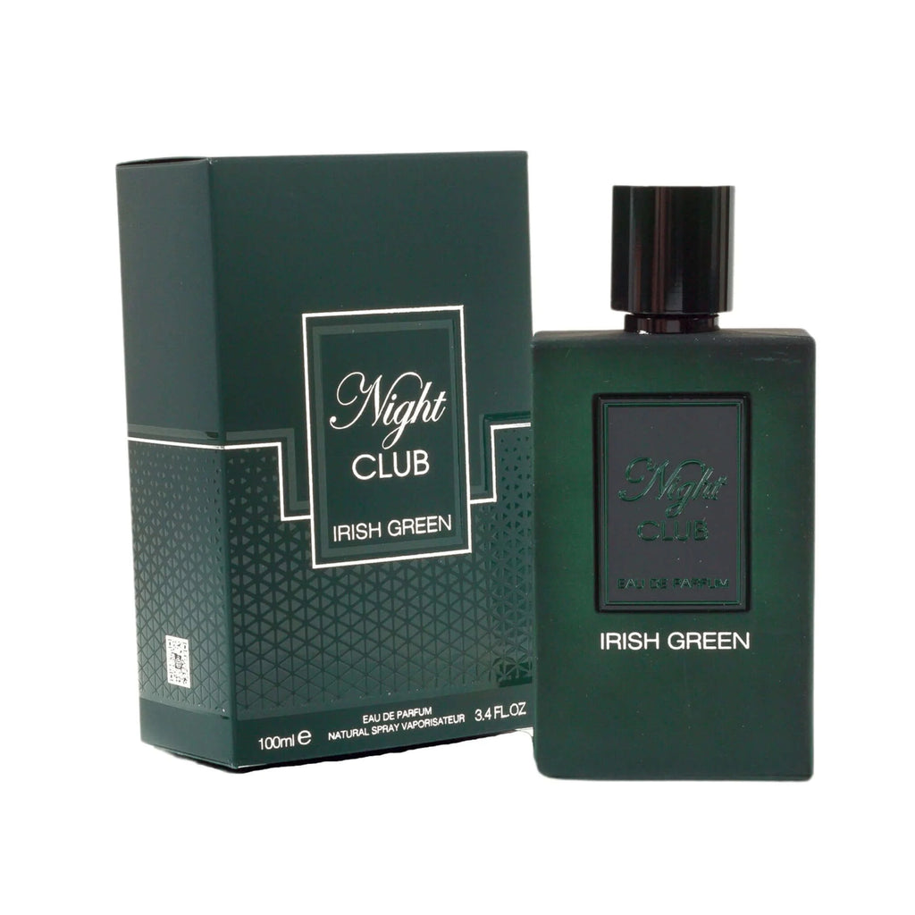 NIGHT CLUB IRISH GREEN PERFUME EAU DE PARFUM By FRAGRANCE WORLD 100ml (3.4oz)