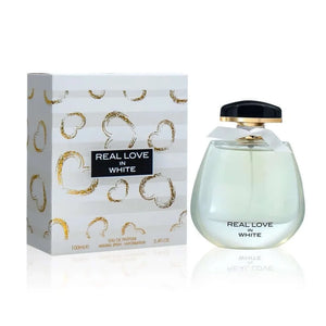 REAL LOVE IN WHITE PERFUME BY FRAGRANCE WORLD EDP 100ML