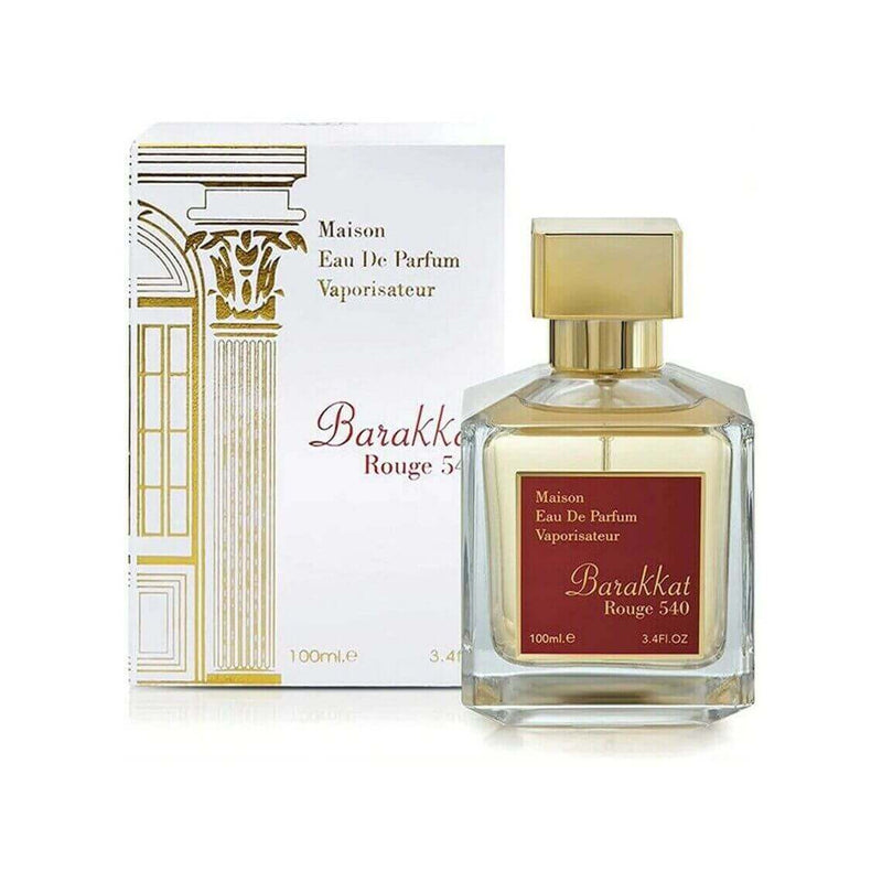 Barakkat Rouge 540 Eau de Parfum by Fragrance World 100ml (3.4oz) - Unisex - Albaaz Perfumes