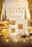 Golden Bloom Eau de Parfum 100ml by Albaaz Perfumes | Feminine Amber Vanilla Gourmand