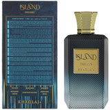 KHADLAJ ISLAND DREAMS EXTRAIT DE PERFUME (3.4oz/100 ml) bottle and packaging display.
