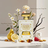 MEETHAQ EXTRAIT DE ROUGE EDP 100ml BY ARD AL ZAAFARAN perfume bottle with floral and fruit elements.