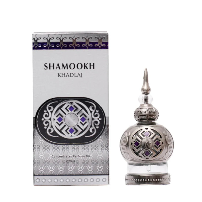 SHAMOOKH SILVER CONCENTRATED PERFUME OIL BY KHADLAJ 20ml