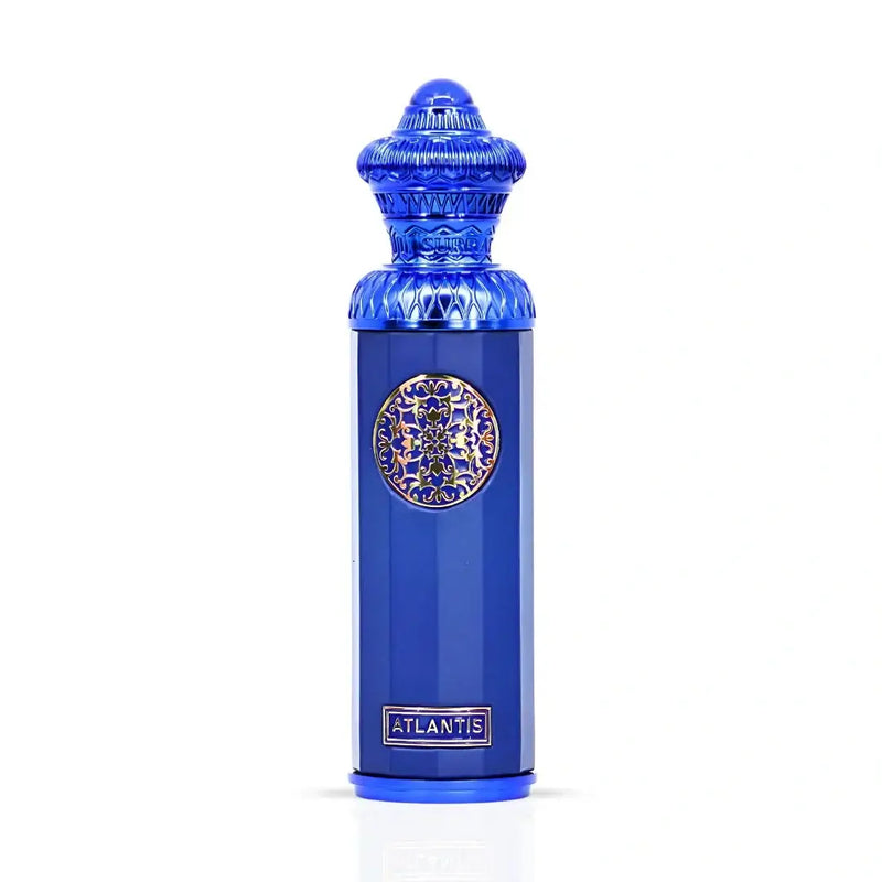 Atlantis by Surrati Heritage Collection EDP 140ml blue bottle with ornate design.