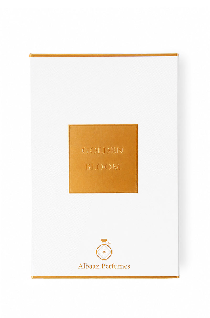 Golden Bloom Eau de Parfum 100ml by Albaaz Perfumes | Feminine Amber Vanilla Gourmand