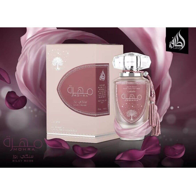 MOHRA SILK ROSE EDP BY LATTAFA PERFUMES 100ml - for WOMEN - Albaaz Perfumes